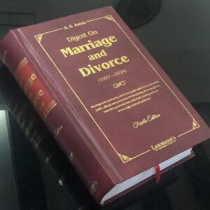 Digest on Marriage and Divorce by A.S. Arora – 4th Edition 2024