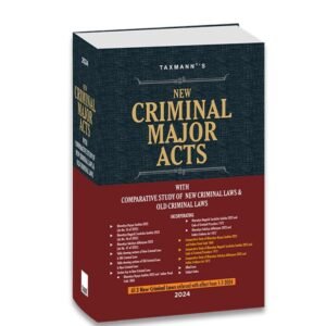 New Criminal Major Act With Comparative Study of New Criminal Laws & Old Criminal Laws by Taxmann’s – Pocket Edition 2024