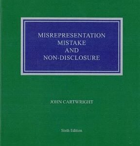 Misrepresentation, Mistake and Non-Disclosure by Richard Parkes QC, Godwin Busutti – 6th Edition 2024