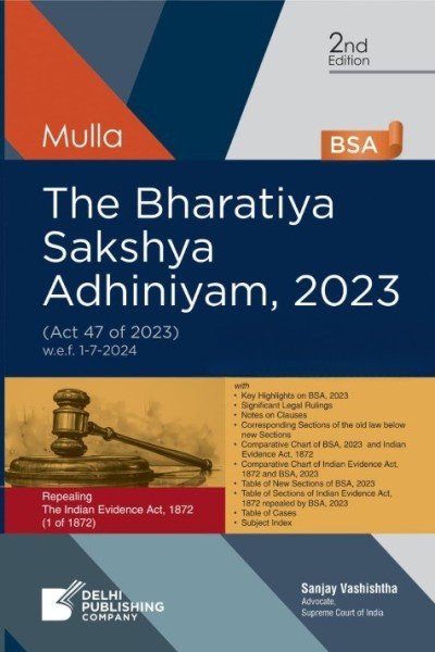 The Bharatiya Sakshya Adhiniyam, 2023 by Mulla - 2nd Edition 2026