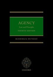 Agency Law and Principles by Roderick Munday – 4th Edition 2022