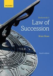 Borkowski’s Law of Succession by Brian Sloan – 4th Edition 2021