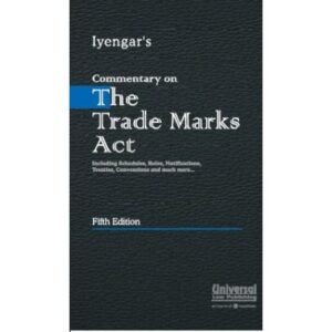 Commentary on Trade Marks Act by Iyengar’s – Edition 2016