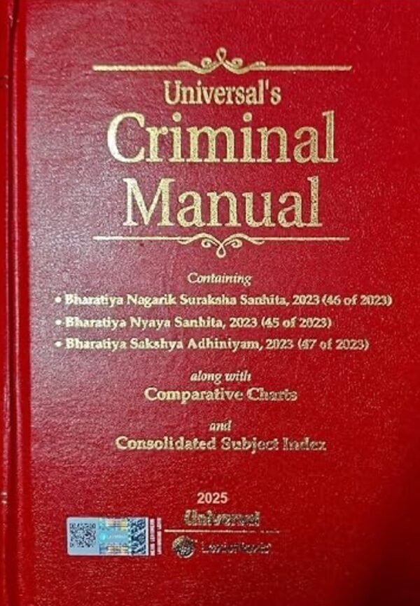 New Criminal Manual by Universal - Edition 2025