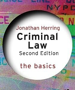 Criminal Law by Herring Jonathan – 1st Edition 2021