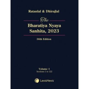 The Bharatiya Nyaya Sanhita, 2023 by Ratanlal & Dhirajlal (Set of 2 Vols.) – 36 Edition 2025