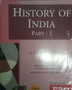 History of India (Part-1) by H.V. Sreenivasa Murthy – 2nd Edition 2025