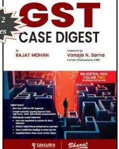 GST Case Digest (Set of 2 Vols.) by Rajat Mohan – Edition 2025