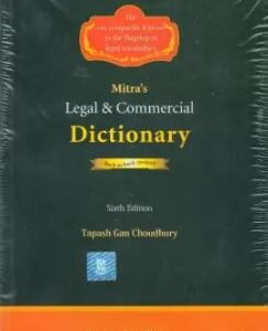 Legal & Commercial Dictionary by  Mitra’s