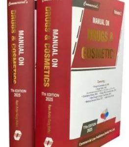 Commercial’s Manual on Drugs and Cosmetics Set Of 2 Volumes – 11th Edition 2025