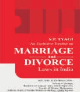 Marriage And Divorce by S.P. Tyagi – 3rd Edition 2025