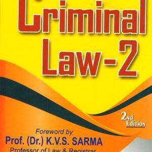 Myneni Criminal Law 2 by Dr. S.R. Myneni – 2nd Edition 2022