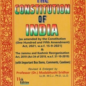 Constitution Of India With Important Box Items Comments Caselaws by Acharya N.K. – 11th Edition 2024