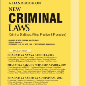 A Handbook on New Criminal Laws by S.K.P. Sriniwas – 1st Edition 2024