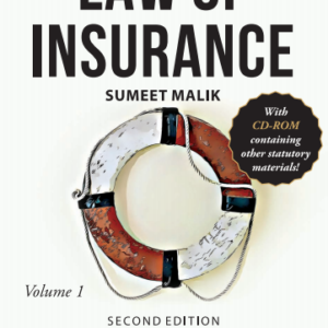 J V N Jaiswal’s Law of Insurance (in 2 Volumes) by Sumeet Malik – 2nd Edition 2016