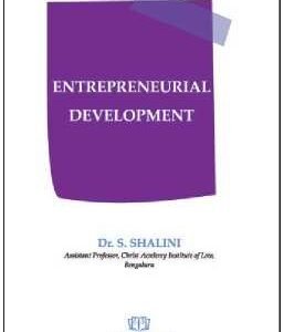 Entrepreneurial Development by S.Shalini