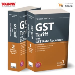 GST Tariff with GST Rate Reckoner (2 Volume Set) – Edition 2025-26