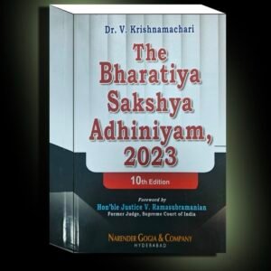 THE BHARTIYA SAKSHYA ADHINIYAM 10TH EDITION 2025 BY DR. V. KRISHNAMACHAR