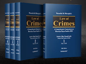 Ratanlal & Dhirajlal’s Law of Crimes By Uday Umesh Lalit (Set of 4 Vols.) – 30th Edition 2025