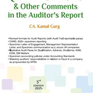 QUALIFICATIONS & Other Comments in the Auditor’s Report by CA. KAMAL GARG –