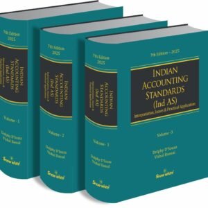 INDIAN ACCOUNTING STANDARDS (Ind AS) by Dolphy D Souza (Set of 3 Vols.) –  7th Edition 2025