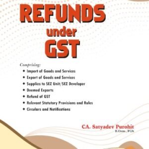 Refunds under GST, 2025 by CA. SATYADEV PUROHIT – Edition 2025