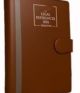 WHITESMANN,s Legal Referencer (Foam with Button) Executive Size – Edition 2026