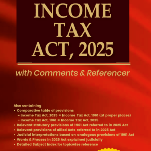 Income Tax Act by Bharat – 37th Edition 2025