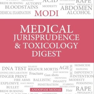 Medical Jurisprudence & Toxicology Digest by Modi – 1st Edition 2025