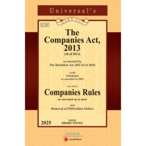 Companies Act, 2013 with allied Companies Rules along with (Removal of Difficulties) Order