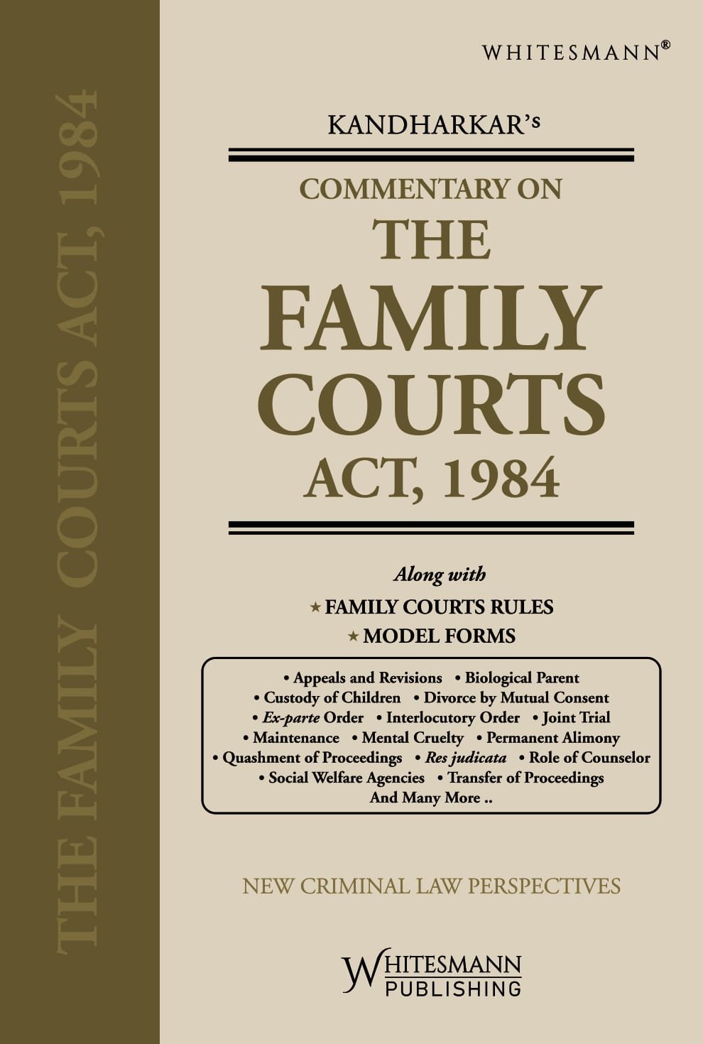 Commentary On The Family Courts Act,1984, 1st Edition 2026 – By Rahul Kandharkar