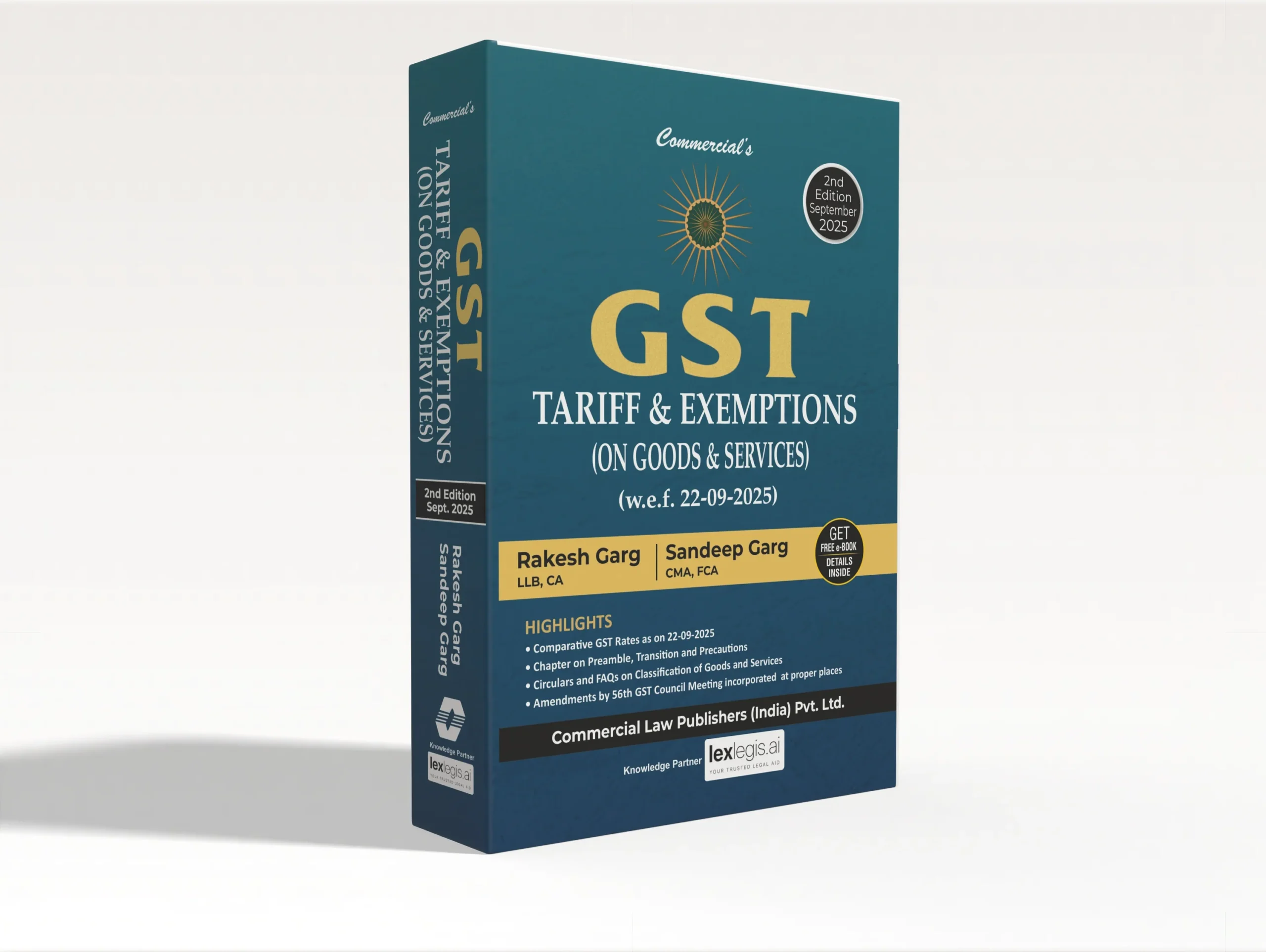 GST Tariff and Exemptions (on Goods & Services) by Rakesh Garg & Sandeep Garg - 2nd Edition 2025
