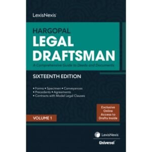 Hargopal’s Legal Draftsman (in 2 Vols.) – 16th Edition 2026