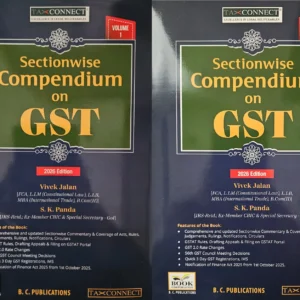 Compendium on GST By Vivek Jalan and S.K. Panda (Set of 2 Vols.) – 1st Edition 2026