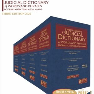 Judicial Dictionary of Words and Phrases, Latin Terms and Legal Maxims by Prem and Saharay (Set of 4 Vols.) with Free E-Book – 3rd Edition 2026