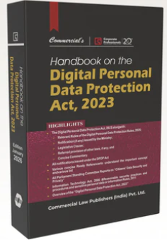 Commerical's Handbook on the Digital Personal Data Protection Act, 2023 by Corporate Professionals Edition 2026