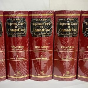Supreme Court on Criminal Law by A N Saha (Set of 5 Vols.) – 5th Edition 2026