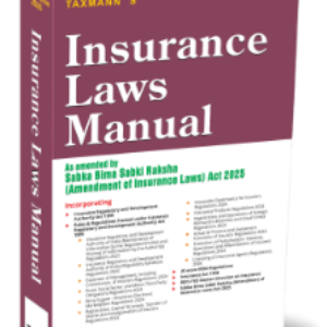 Insurance Laws Manual By Taxman – 29th Edition 2026