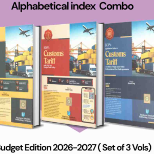 Customs Tariff with IGST and Foreign Trade Policy by Anand Garg (set of 3 Vols) – 60th Edition 2026 – 2027