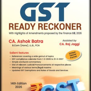 GST Ready Reckoner by CA. Ashok Batra – 14th Edition 2026