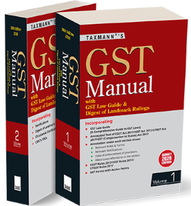 GST Manual with GST Law Guide & Digest of Landmark Rulings By Taxmann (Set of 2 Vols.) – 26th Edition 2026