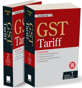 GST Tariff By Taxmann (Set of 2 Vols.) – 25th Edition 2026