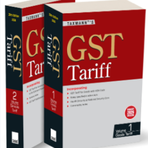 GST Tariff By Taxmann (Set of 2 Vols.) – 25th Edition 2026