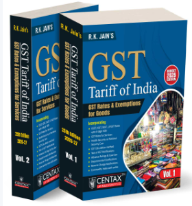 GST Tariff of India 2026-27 by R K Jain (Set of 2 Vols.) – 25th Budget Edition 2025