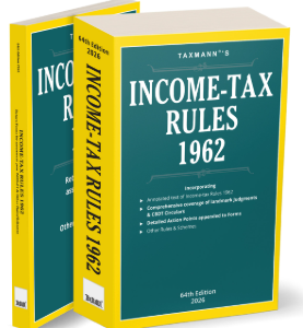 Income Tax Rules 1962 By Taxmann’s Editorial Board (with Return forms) – 64th Edition 2026