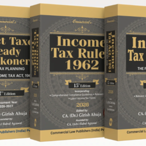 Income Tax 1962 Complete Reference Set : Direct Tax Ready Reckoner, Income Tax Act & Income Tax Rules (2026) – Edition 2026