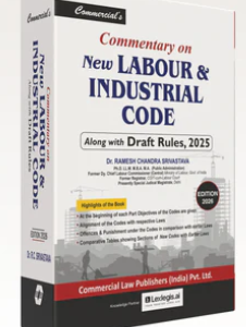 Commentary on New Labour & Industrial Code By Dr. R.C. Srivastava 2026