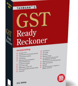 GST Ready Reckoner by V S Datey – 28th Edition 2026