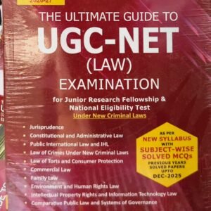 Ultimate Guide to UGC NET Law Examination by Dr Bhavna Sharma – 6th Edition 2026