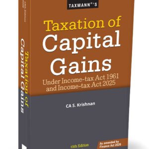 Taxation of Capital Gains by S. Krishnan – 15th Edition 2026